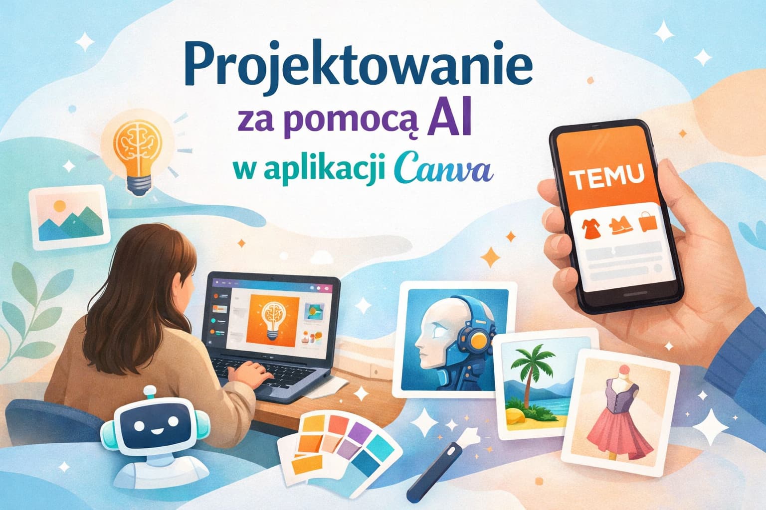 Projektowanie za pomocą AI w aplikacji Canva krok po kroku